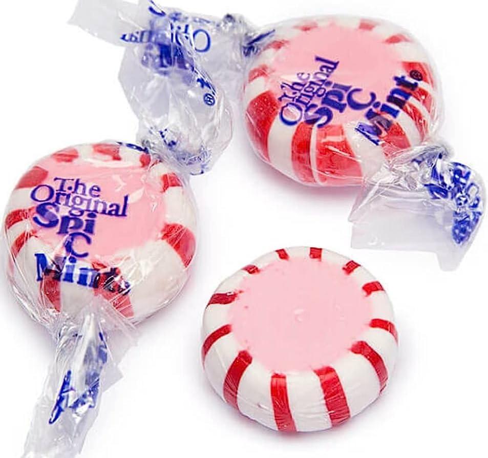 Quality Candy Spi-C-Mints Hard Cinnamon Peppermint Candy, 1 Pound