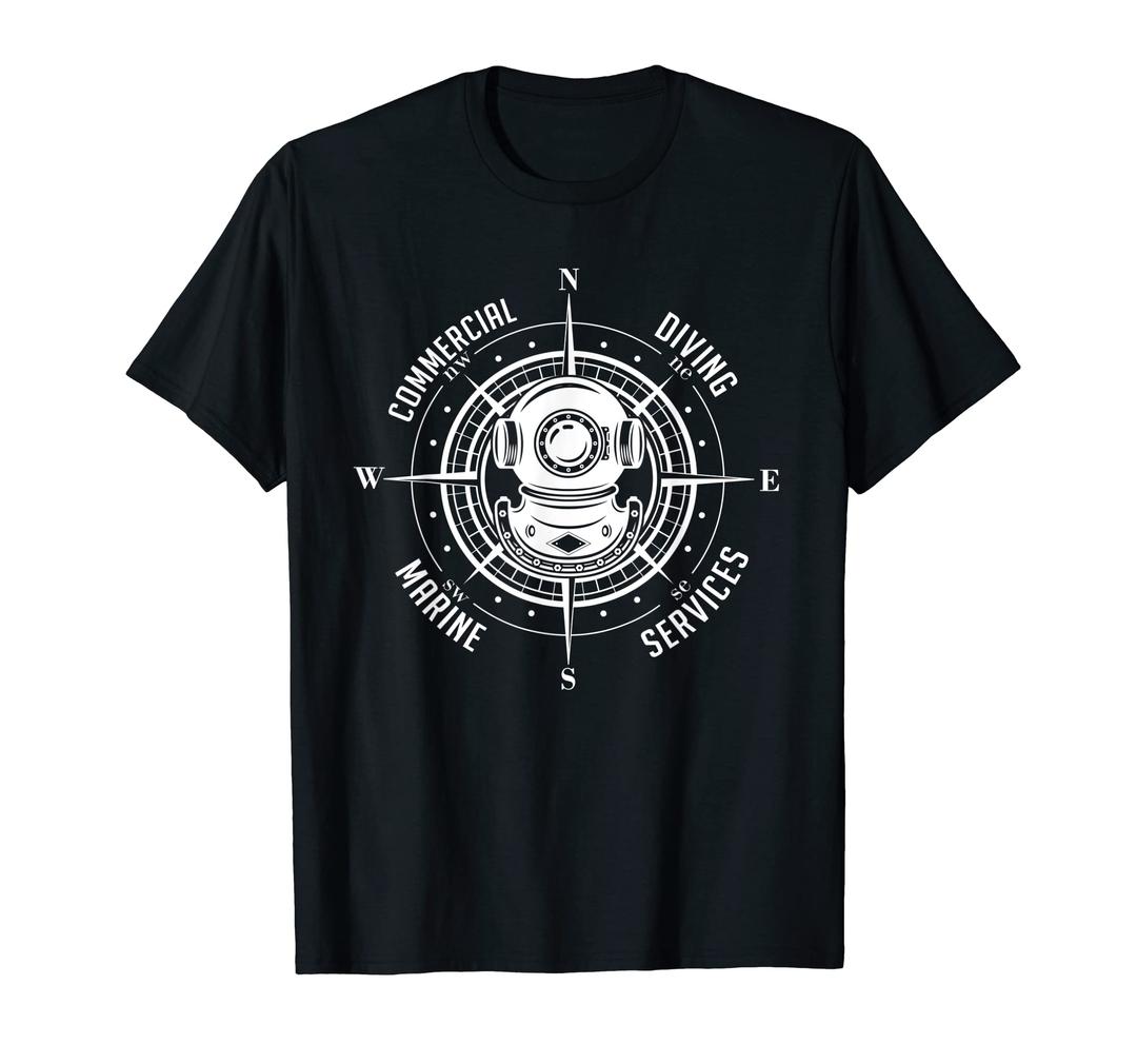 Commercial Diving Marine Services - Sea Commercial Diver T-Shirt