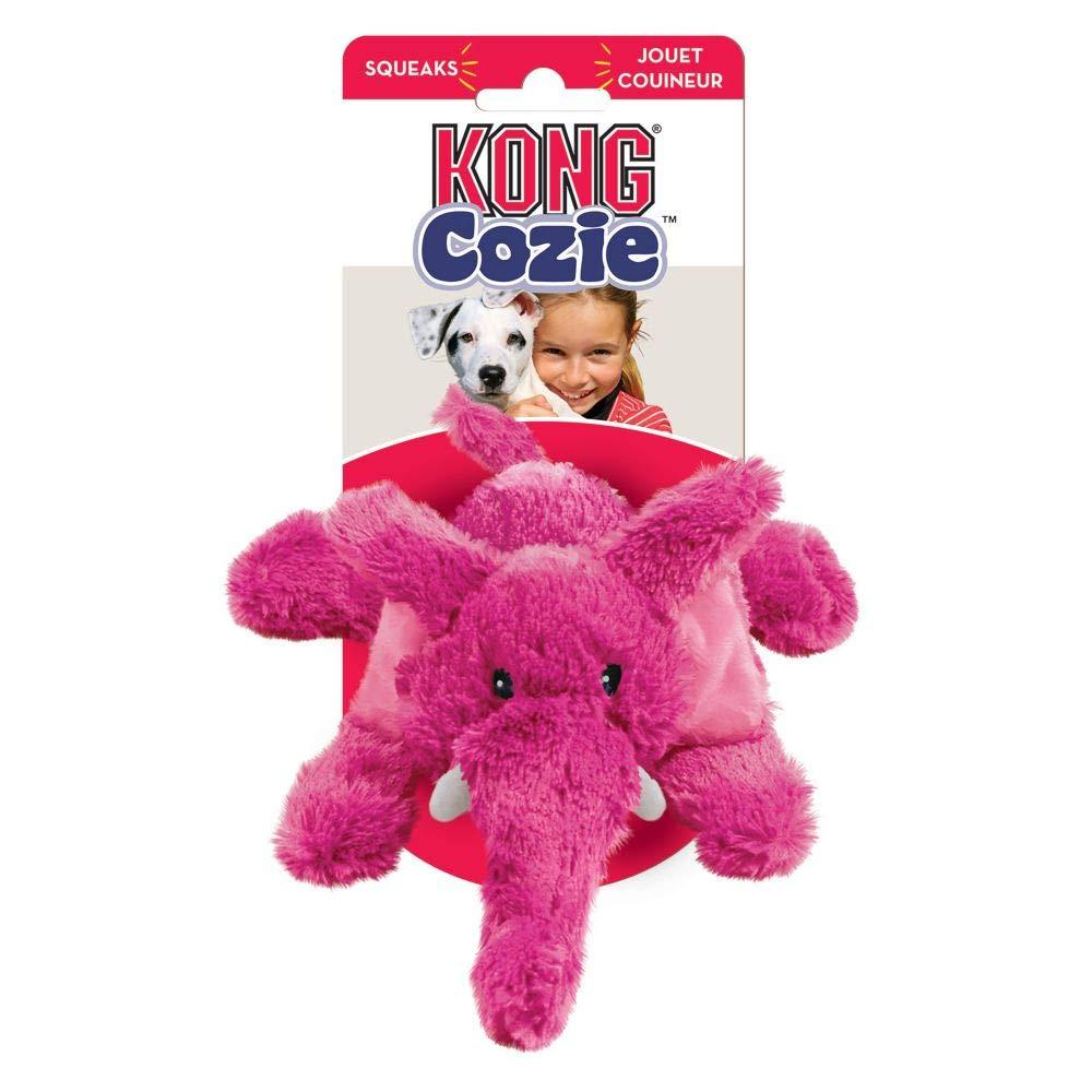 KONGCozie Brights - Indoor Cuddle Squeaky Plush Dog Toy - For Medium Dogs - 1 unit - random selection