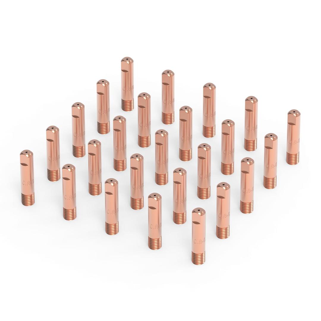 YESWELDER 25-pk MIG Welding Contact Tip 11-30 (0.030") for Lincoln Tweco MIG Guns 100L Mini