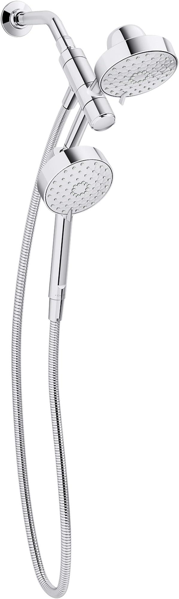 KOHLER 23218-CP Awaken 17 in 1 Multifunction Shower Combo Kit, 2-in-One, Polished Chrome