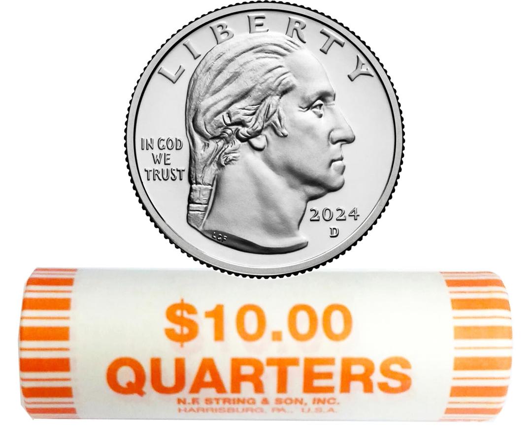 2024 D Washington Quarter Roll Quarter US Mint Uncirculated