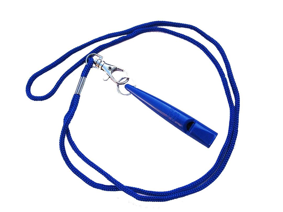 ACME211.5 Dog Whistle - navy blue with matching lanyard