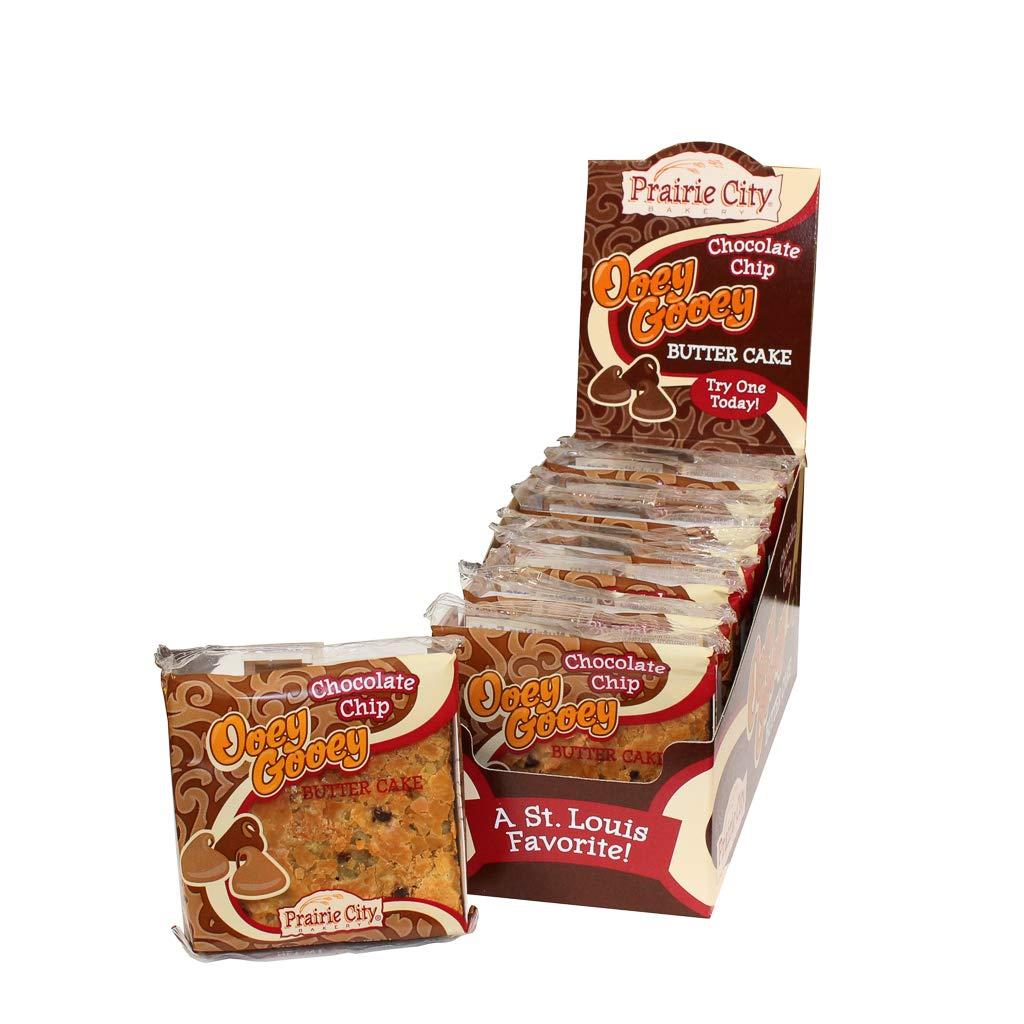 Prairie City Bakery Ooey Gooey Chocolate Chip Butter Cake, 2 Ounces - 10 per Pack