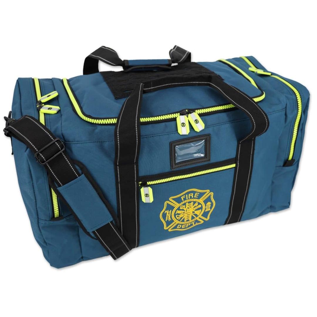 Lightning X Blue Firefighter Rescue Step-In Turnout Extrication Gear Bag | LXRB40-FD