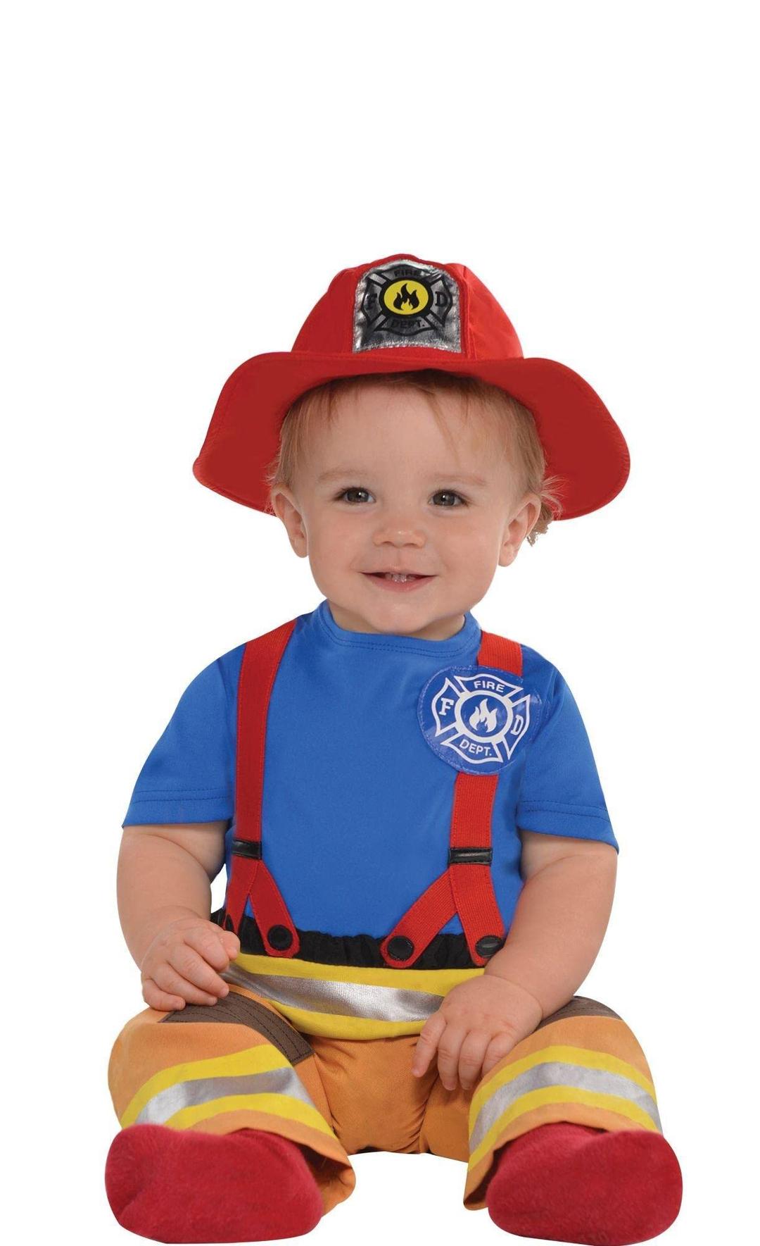 AmscanMulticolor First Fireman Costume Set