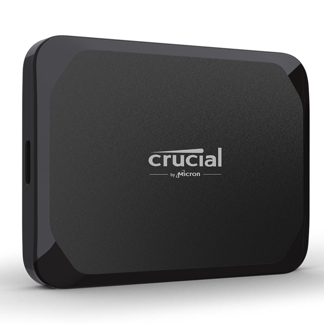 Crucial X9 2TB Portable SSD - Up to 1050MB/s Read - PC and Mac, Lightweight and Small with 3-Month Mylio Photos+ Offer - USB 3.2 External Solid State Drive - CT2000X9SSD902