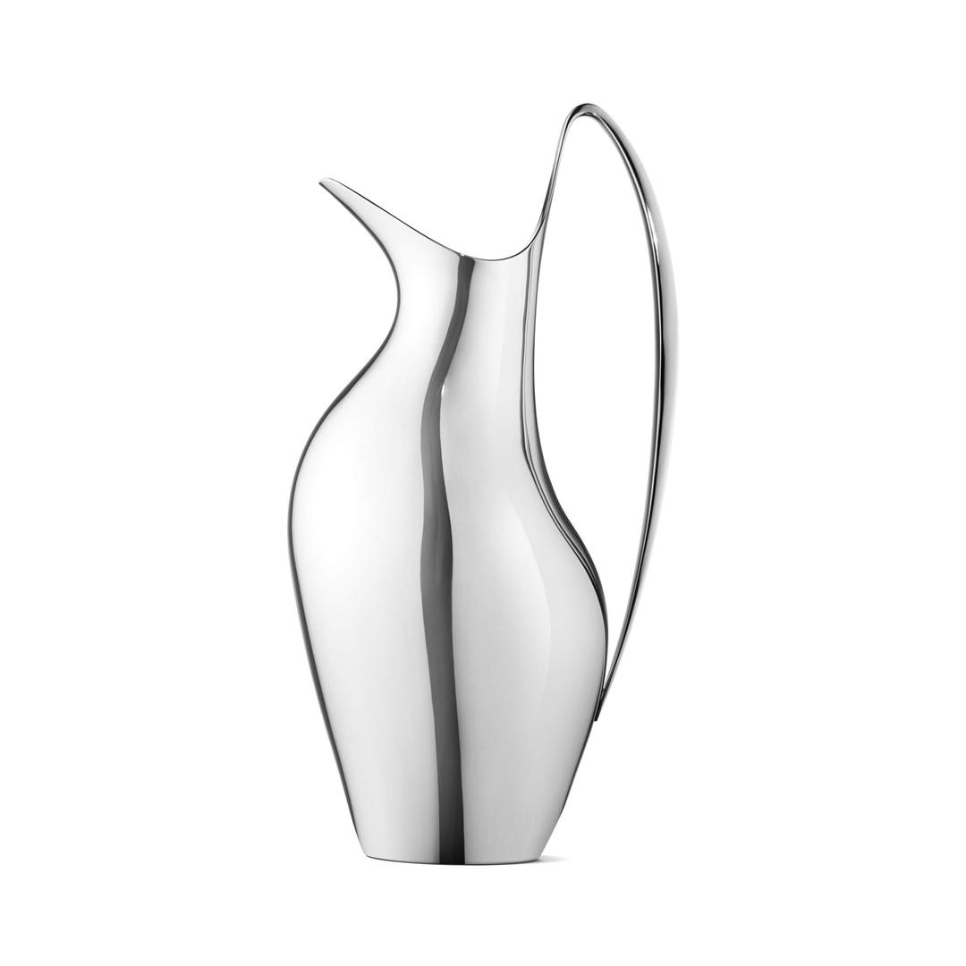 Georg Jensen HK Pitcher, Mirror Polished Stainless Steel, 1.9L by Henning Koppel