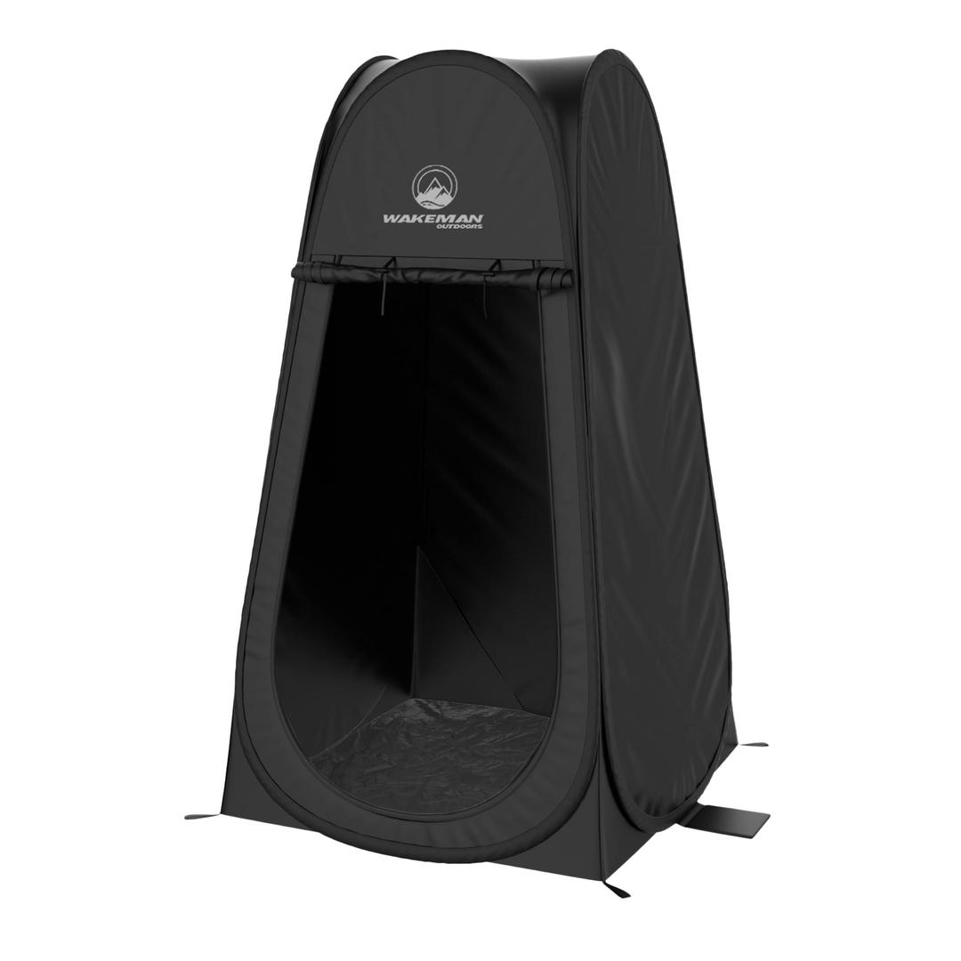 Pop Up Pod - Privacy Shower Tent, Dressing Room, or Portable Toilet Stall with Carry Bag for Camping, Beach, or Tailgate by Wakeman Outdoors