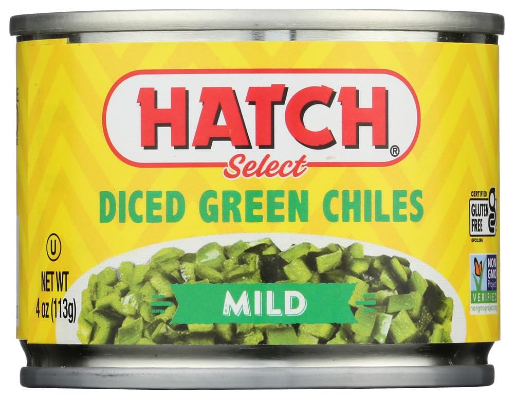 Hatch Farms Fire-roasted Diced Green Chiles Mild - Pack of 3