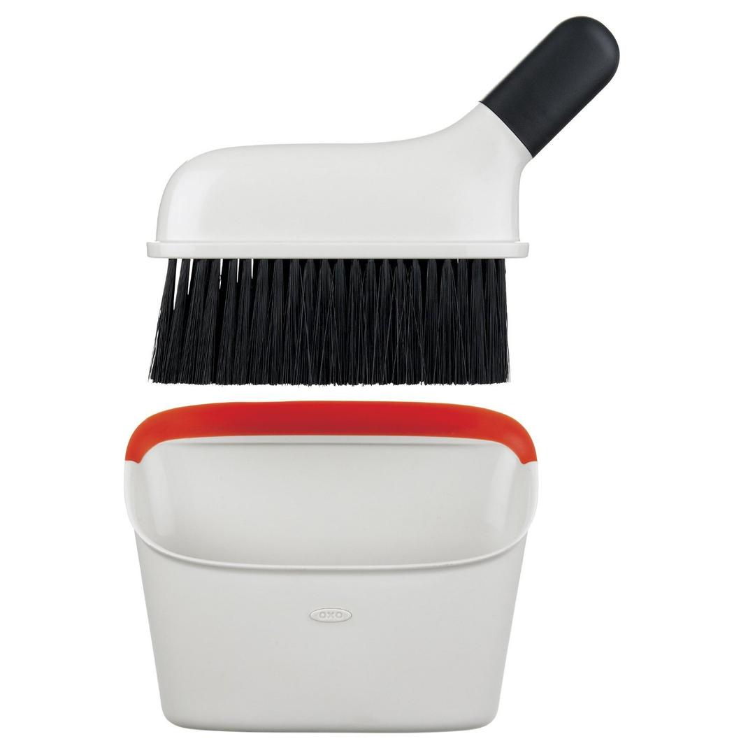 OXOGood Grips Compact Dustpan & Brush Set, Red