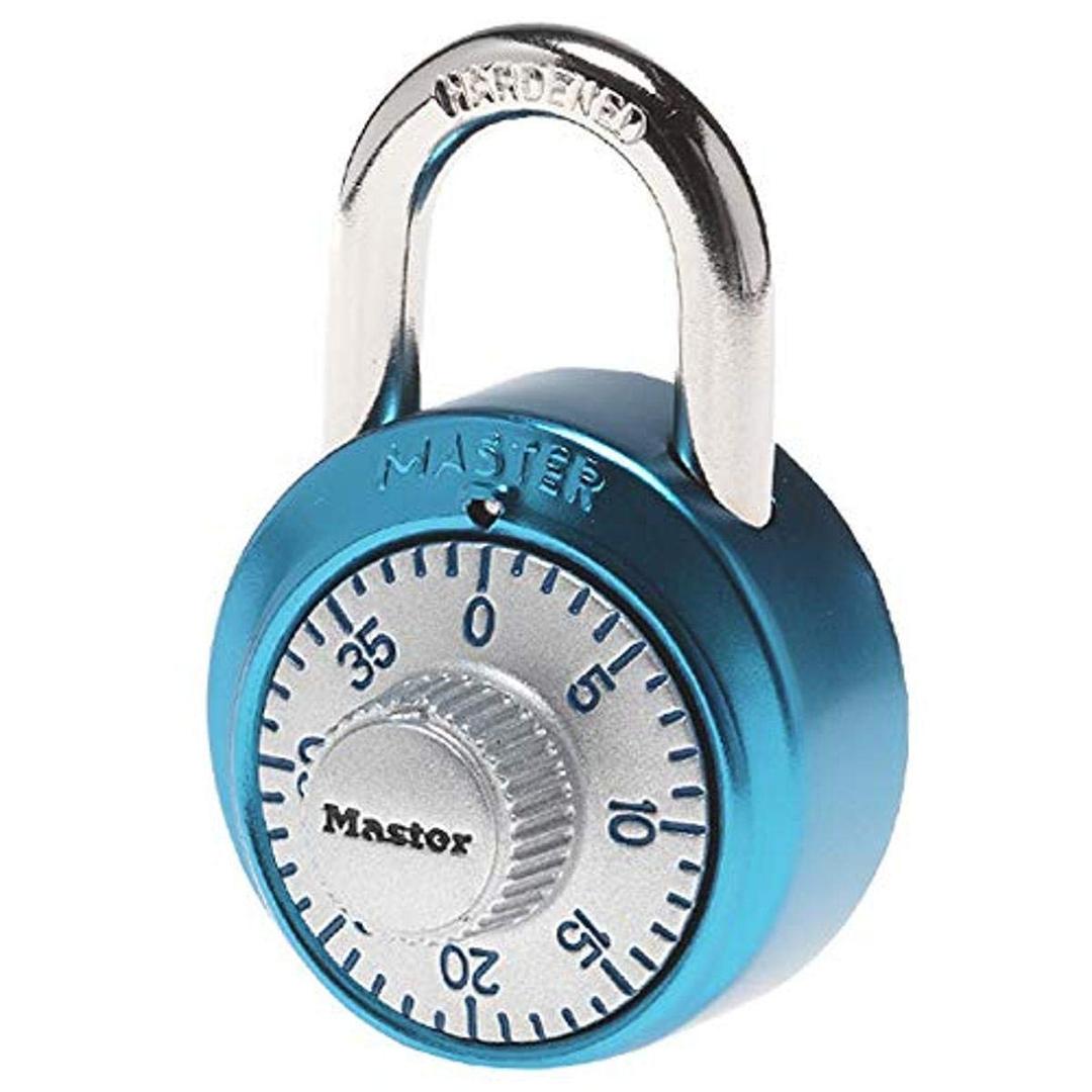 Master Lock1561DLTBLU Locker Lock Combination Padlock, 1 Pack, Light Blue