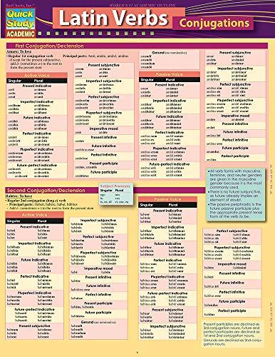 Latin Verbs: Conjugations (Quick Study Academic) (English and Latin Edition)