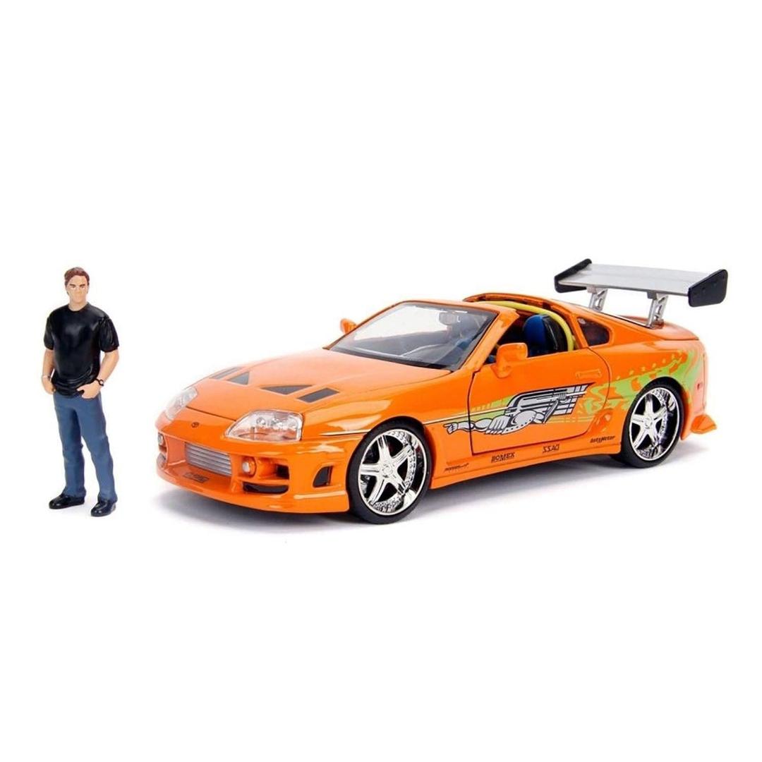 Jada JA30738 The Fast And The Furious 1:24 1994 Toyota Supra Mk IV With Brian O'Conner Figure