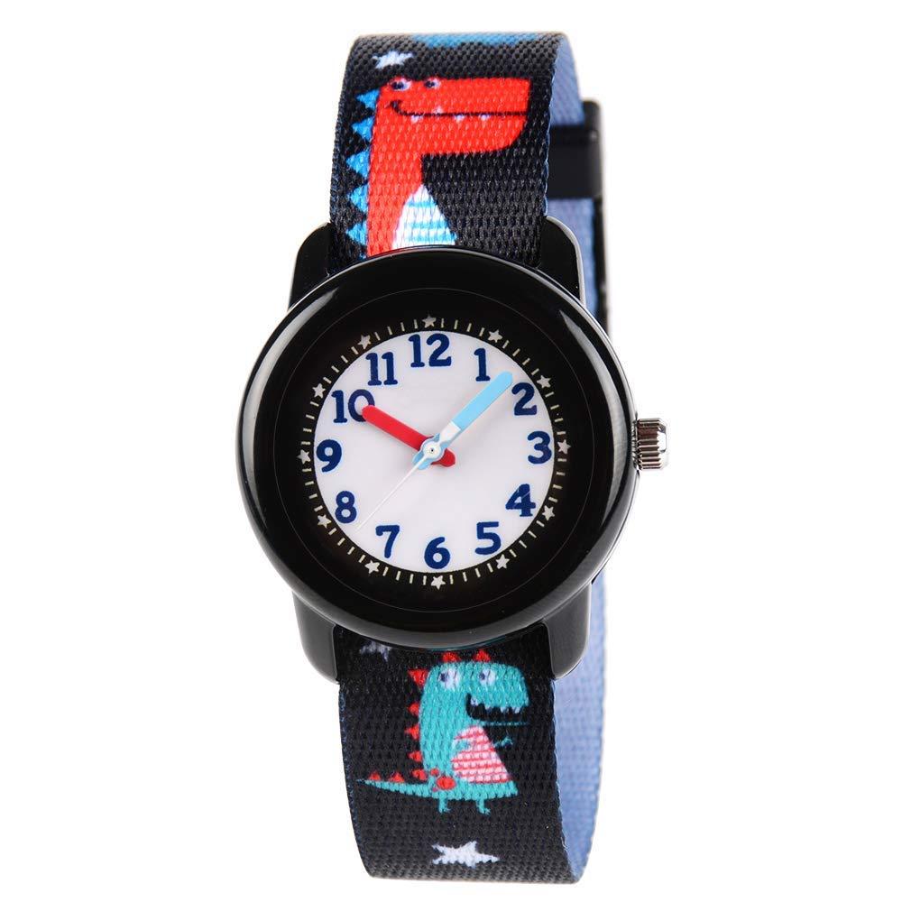 Kavie Kids Watches for Girls Boys, 3D Cute Cartoon Waterproof Analog Toddler Watch for Age 3-10 Year Boys Girls Little Child