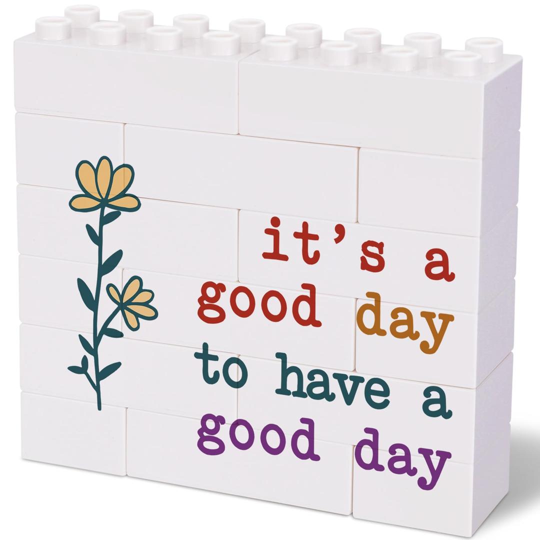 It's A Good Day to Have A Good Day, Encouragement Gifts for Women, Inspirational Encouragement Office Decor Signs for Women, Friend, Coworker