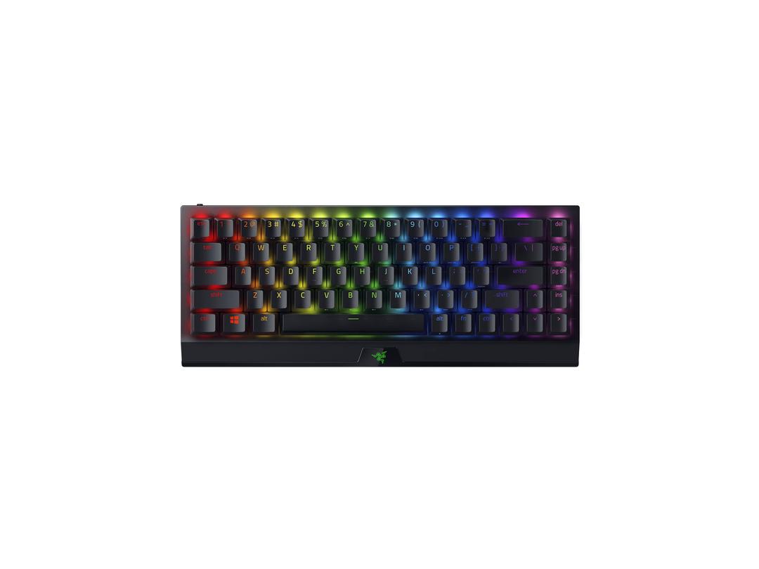 Razer BlackWidow V3 Mini HyperSpeed 65% Wireless Mechanical Gaming Keyboard: Yellow Mechanical Switches Linear & Silent - Doubleshot ABS Keycaps - Chroma RGB - Up to 200 Hr Battery - Snap Tap