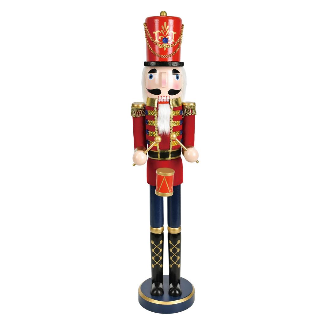 Jeco, 36 Inch Red Nutcracker Drummer Soldier