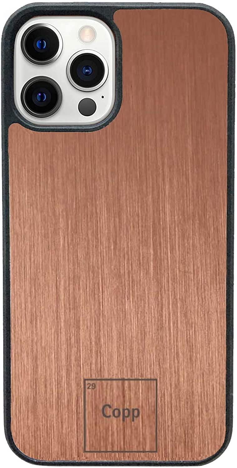 Copp 29 - Antimicrobial Pure Copper Designed for iPhone 13 Pro Max Case with [Anti-Drop Shock Absorption 360" Full Edge] [Non Slip Design] 6.7 inch - Black …