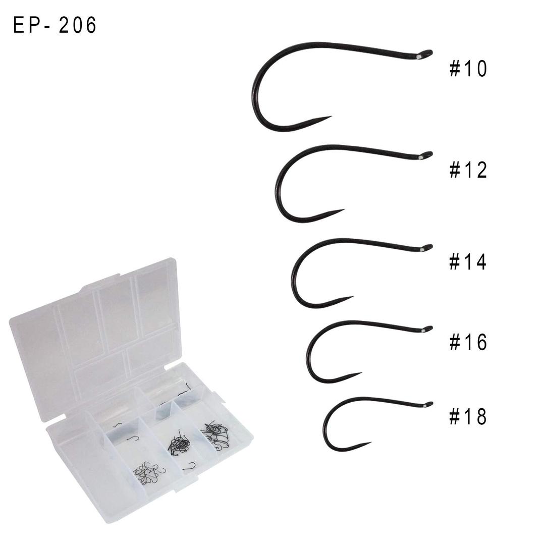 Prime Assortment Barbless Fly Fishing Hooks Dry Wet Nymph Streamer Caddis Shrimp Pupea Jig Collection High Carbon Competition Great Value Package