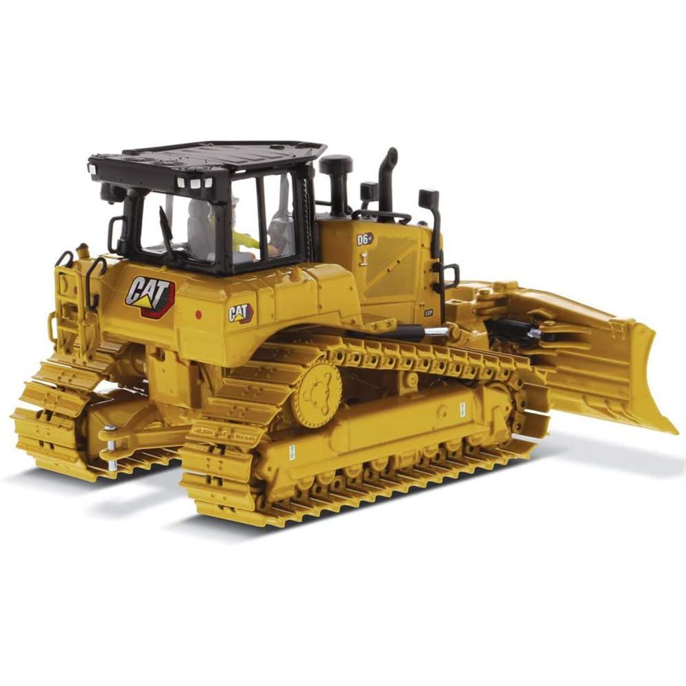 Diecast Masters 1:50 Caterpillar D6 XE LGP Track-Type Tractor (VPAT Blade) | High Line Series Cat Trucks & Construction Equipment | 1:50 Scale Model Diecast Collectible | Diecast Masters Model 85554