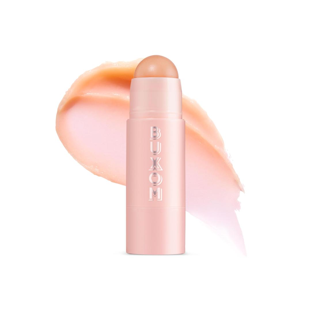 BUXOM Power-Full Plumping Lip Balm, Tinted Lip Balm Plumper, Enhancing & Hydrating Lip Moisturizer Formulated with Peptides