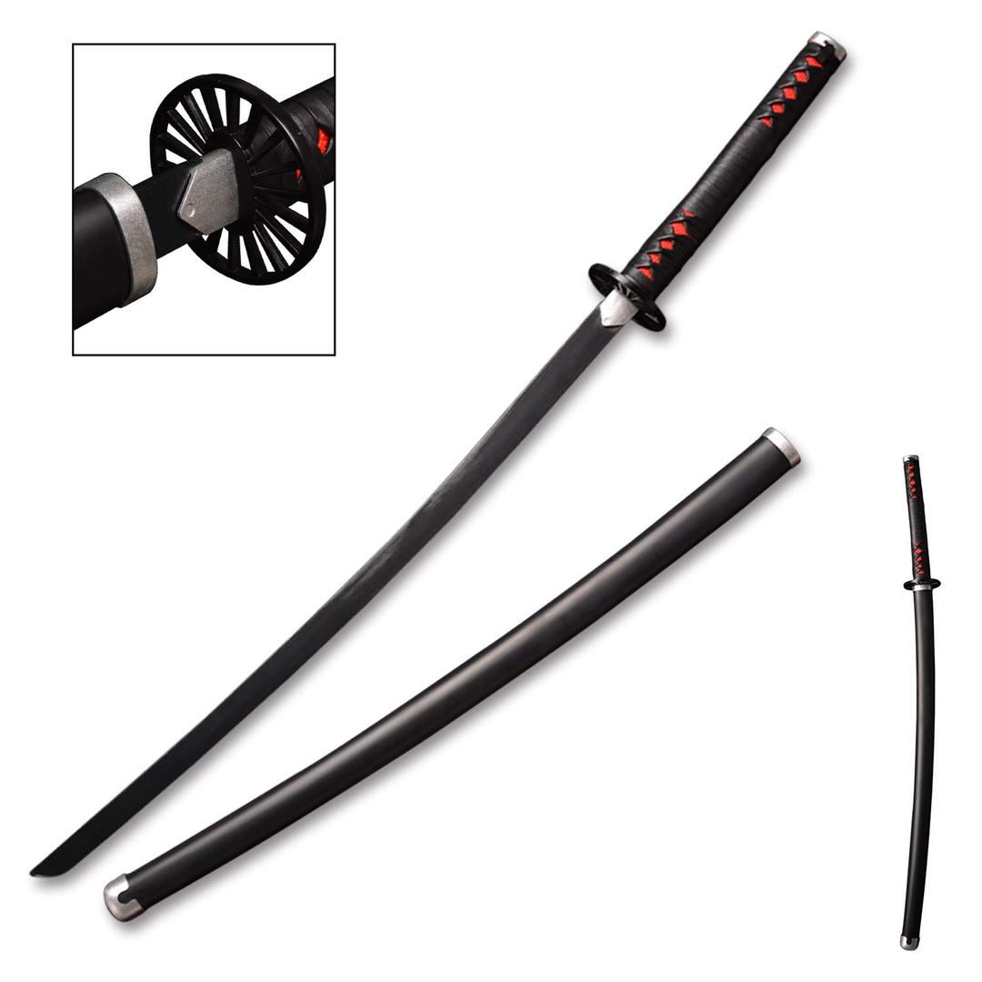 Metal Demon Slayer Sword 104cm/41inchs,Stainless Steel, Hashira Pillar and Protagonist Katana for Anime Cosplay, Anime Original Textures, Multiple Styles to Choose from