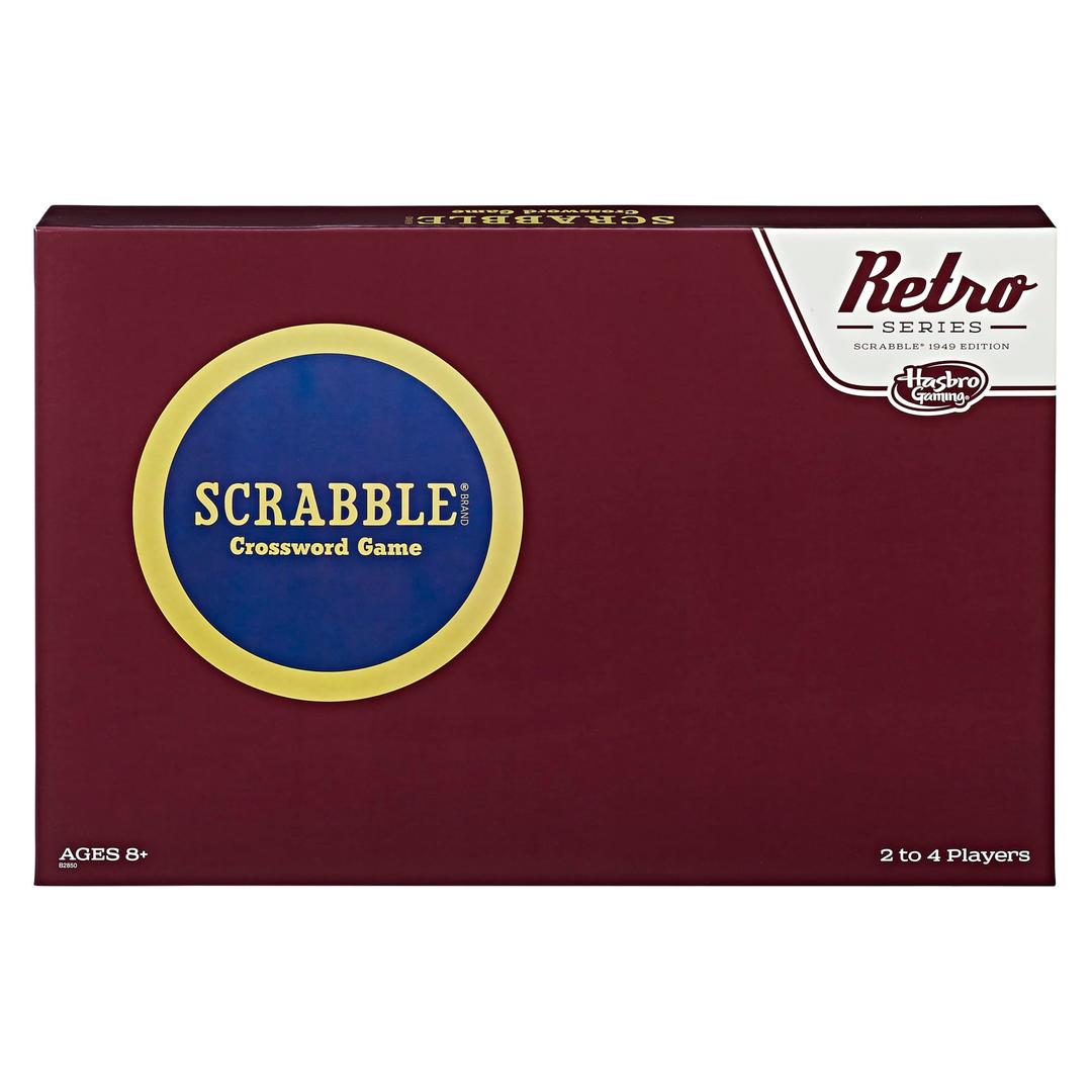 Hasbro Gaming Retro Series Scrabble 1949 Edition Board Game