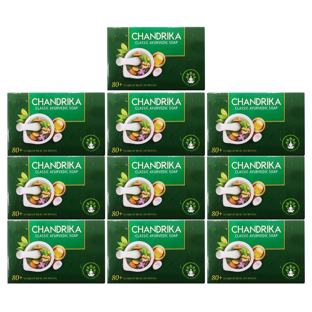 ChandrikaSoap Ayurvedic Herbal And Vegetable Oil Soap - 2.64 Oz - Case Of 10