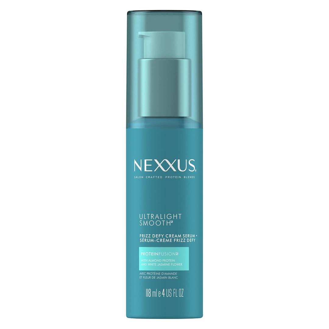 NexxusUltralight Smooth Hair Serum for Dry and Frizzy Hair Weightless Smooth Hair Treatment to Block Out Frizz Against Humidity 4 fl oz