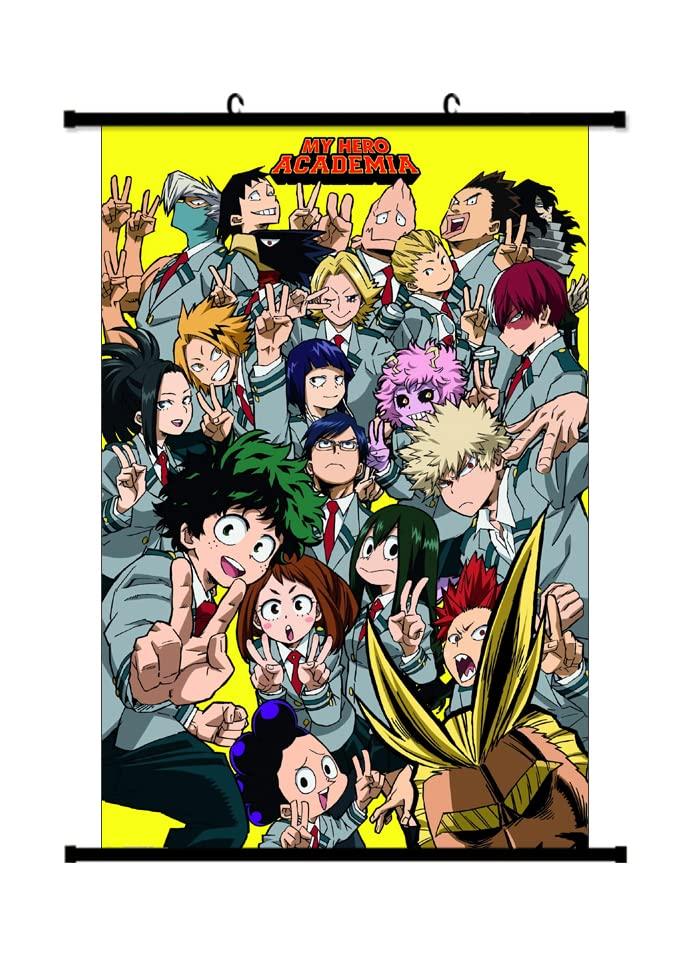 My Hero Academia Posters 24" x 16" Reel Anime Posters MHA Wall Scroll Posters Bedroom Posters Room Decor Party For Guys For Boys (MHA2)