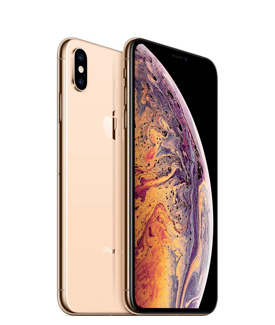 Apple iPhone XS Max, US Version, 64GB, Gold - GSM Carriers (Renewed)