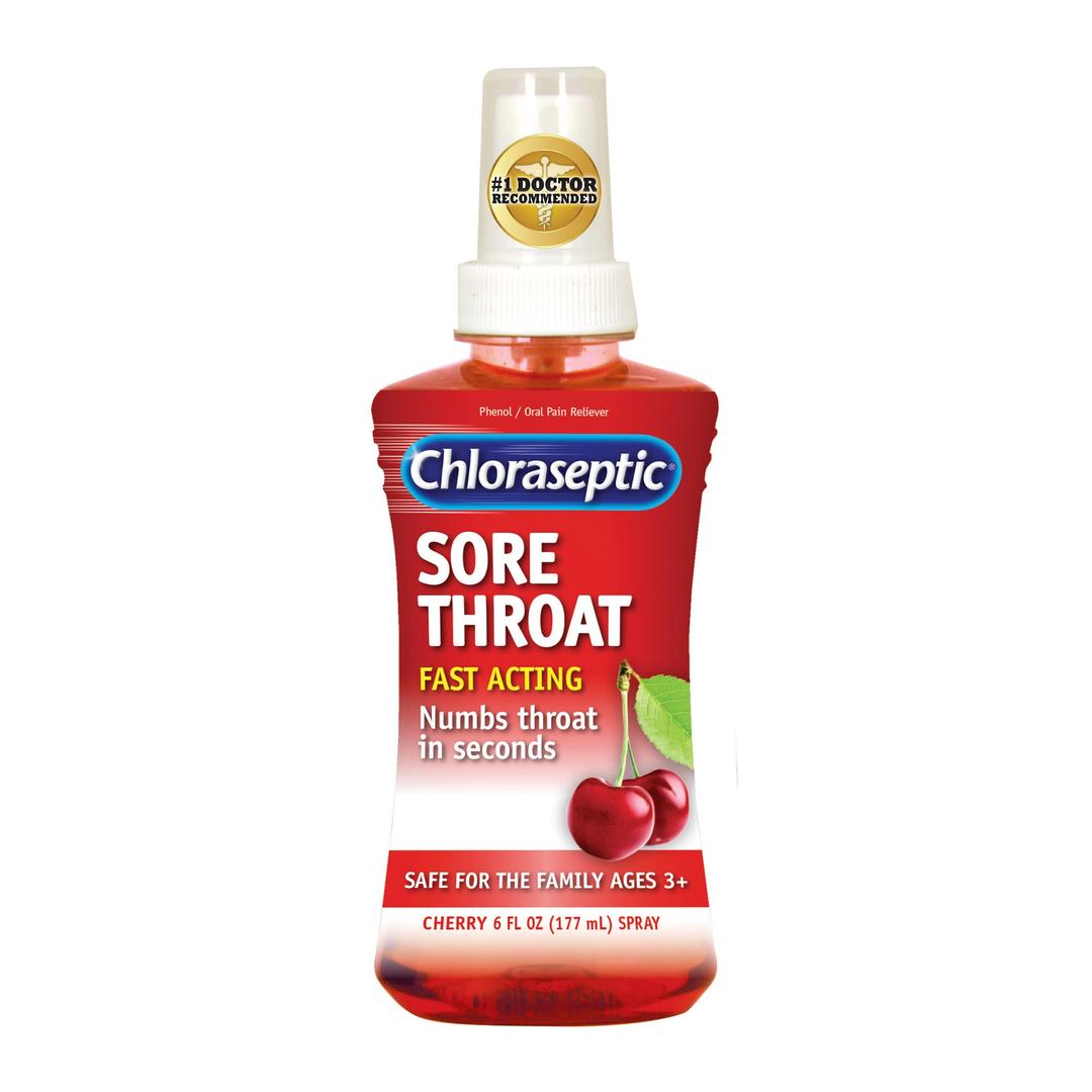 ChlorasepticSore Throat Spray, Cherry Flavor, 6 fl oz