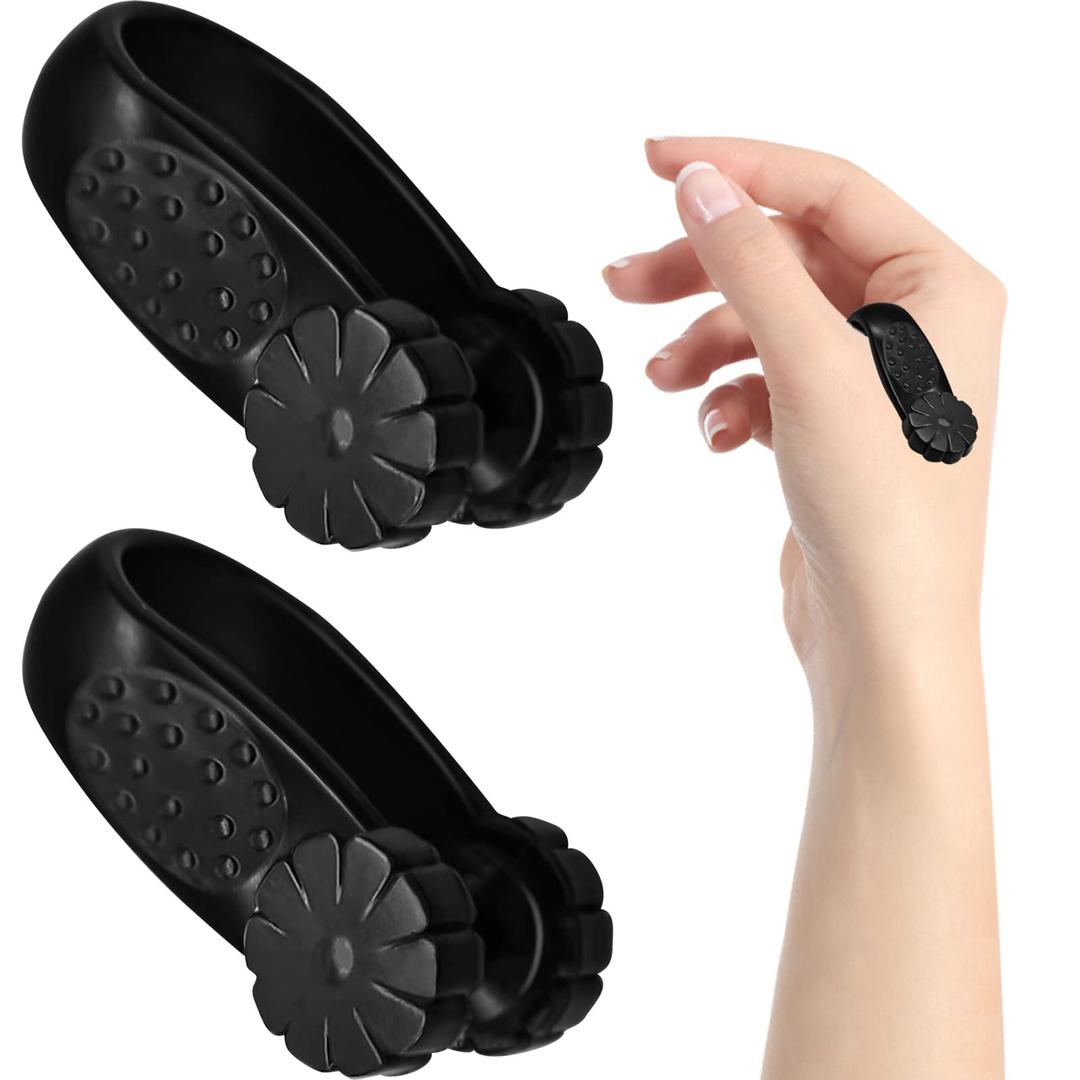 2Pcs Migraine Pressure Point Clip, Headache Relief Acupressure Hand Clip, LI4 Acupressure Point Clips Relief Tension Anxiety Device, Stress Alleviation, Acuplus Relief