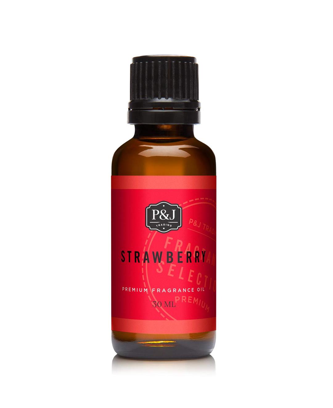 P&J TradingFragrance Oil | Strawberry Oil 30ml - Candle Scents for Candle Making, Freshie Scents, Soap Making Supplies, Diffuser Oil Scents