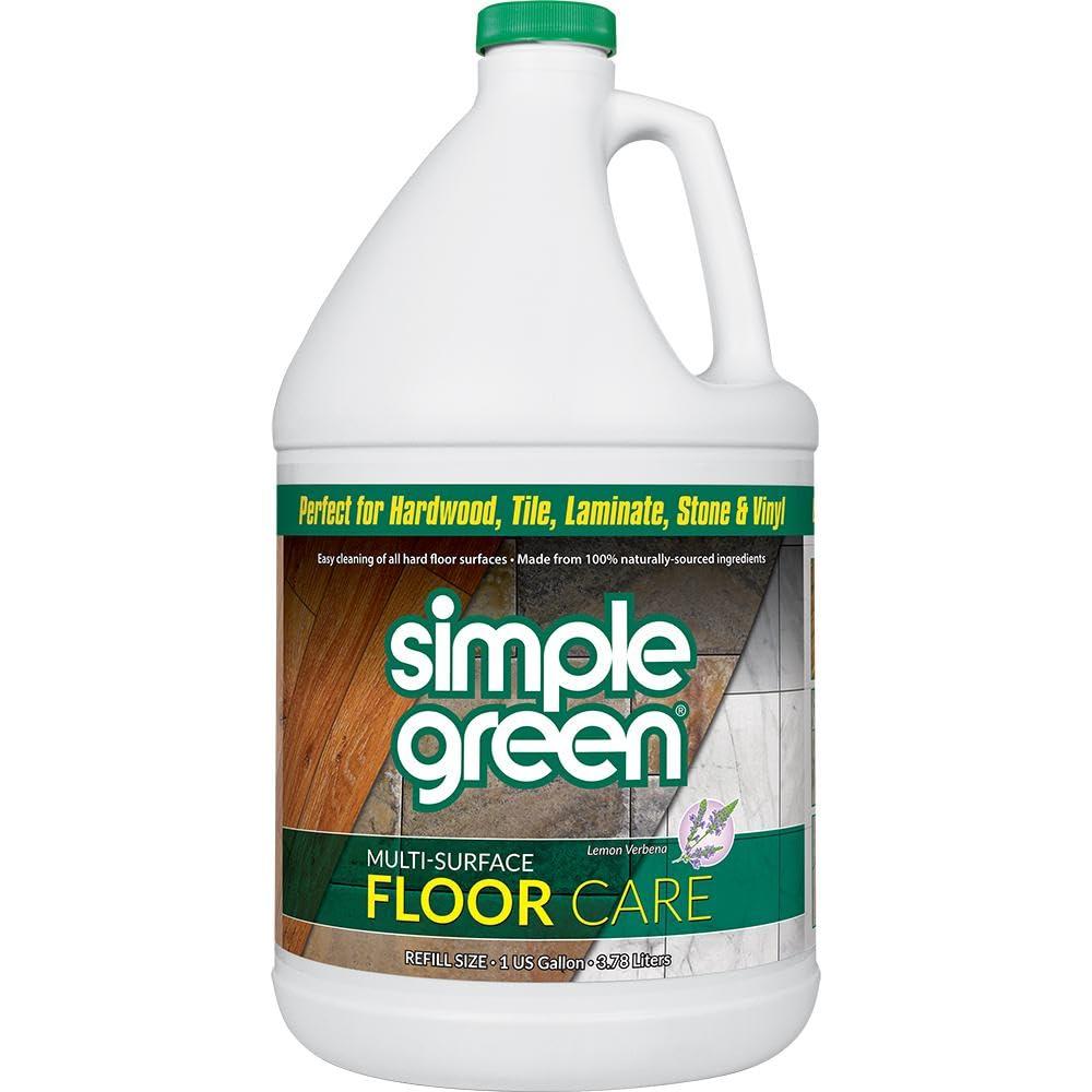 Simple GreenMulti-Surface Floor Care - Cleans Hardwood, Vinyl, Laminate, Tile, Concrete and Other Wood - pH Neutral Floor Cleaner 1Gal