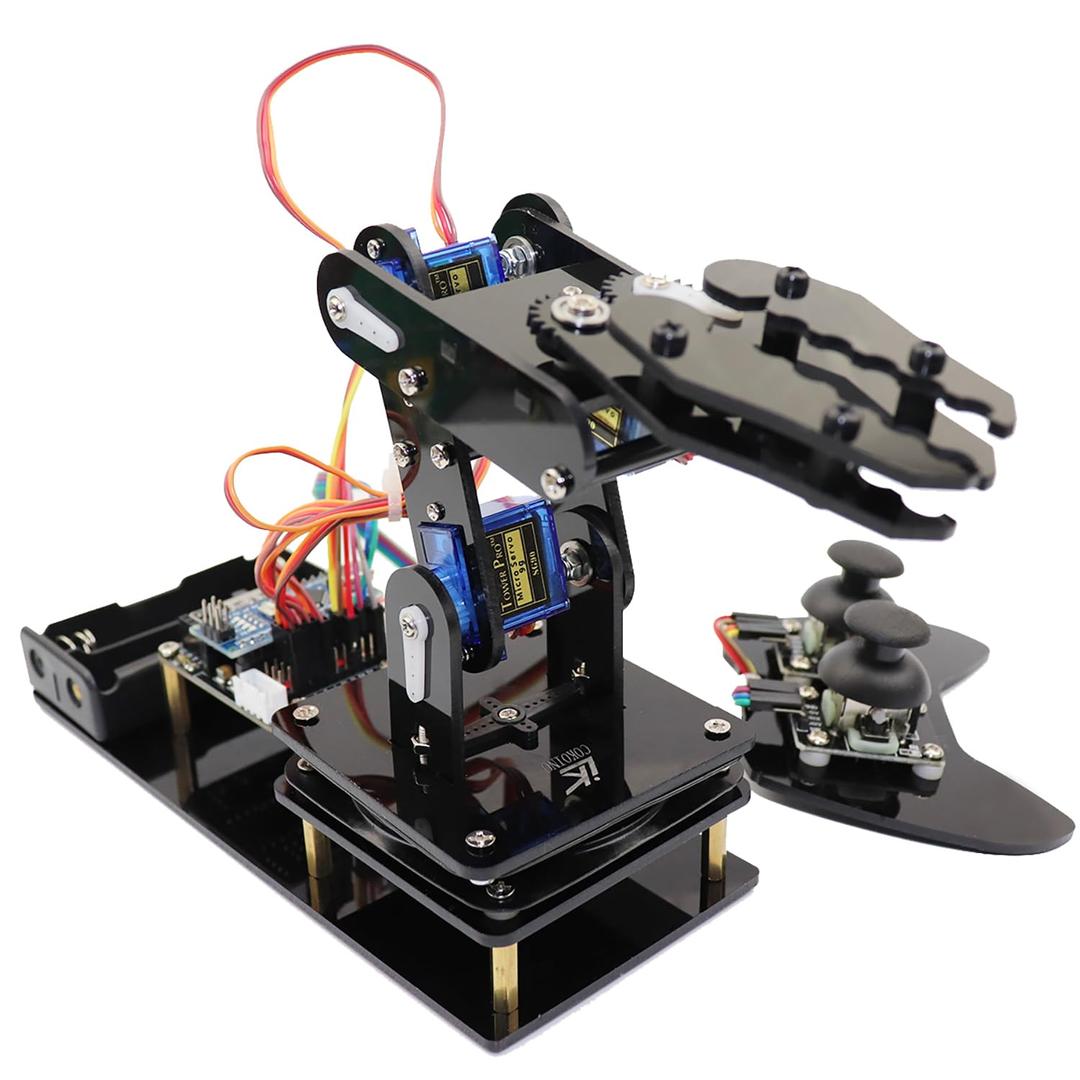 Robot Arm for Arduino, Smart Robot Building Kit That can Memorize and Repeat Movements for Beginners/Teens/Adults to Learn Electronic, Programming, Math and Science