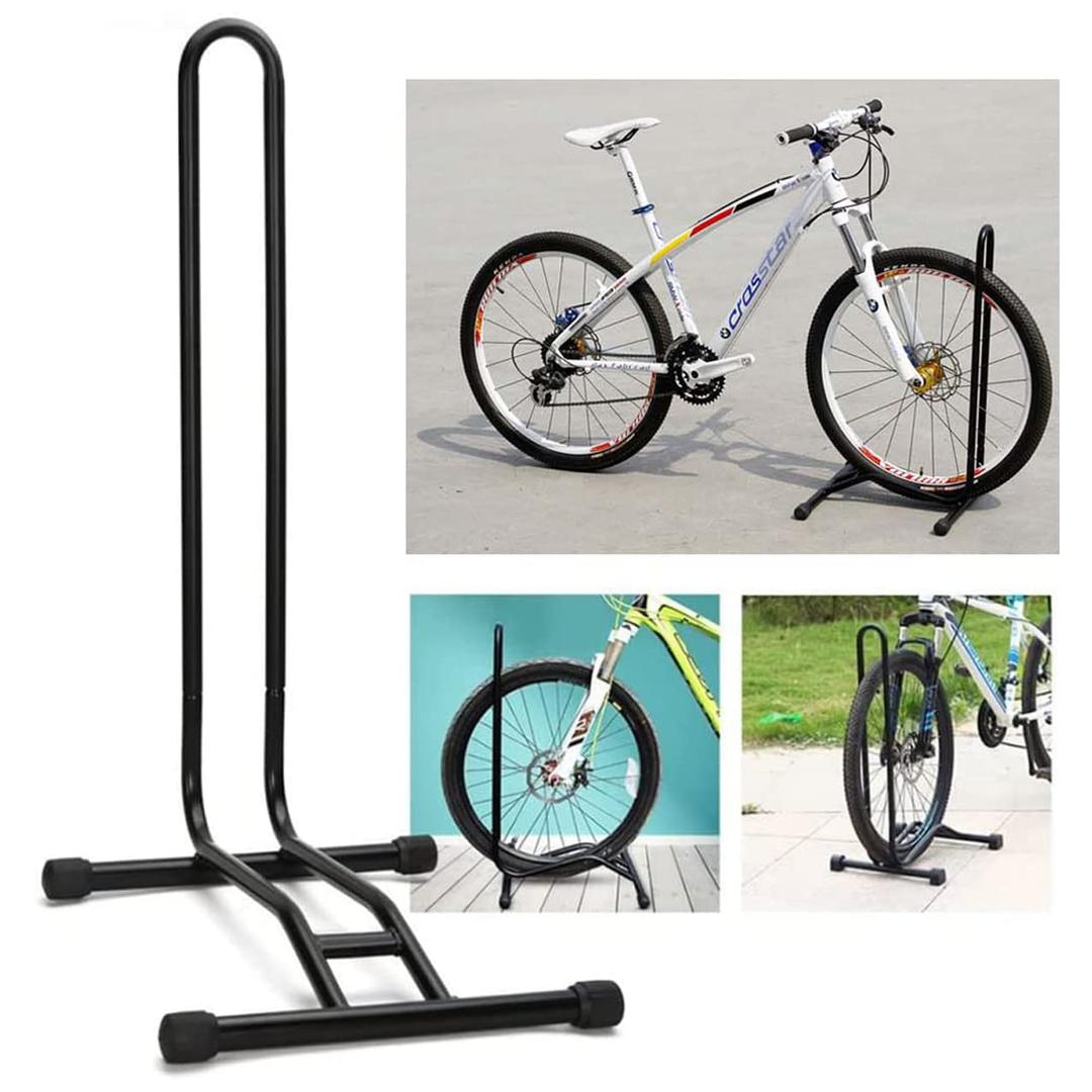 Nyganmelloz Bicycle Ground Stand, Detachable Bike Rack/Bike Floor Stand/Maintenance Rack，For Indoor And Outdoor Ground Support Of All Bike Mountain And Road Bikes