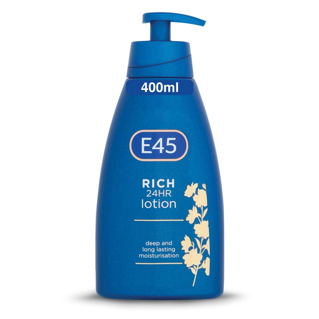 E45 Rich 24 Hours Moisturising Lotion, 400 ml