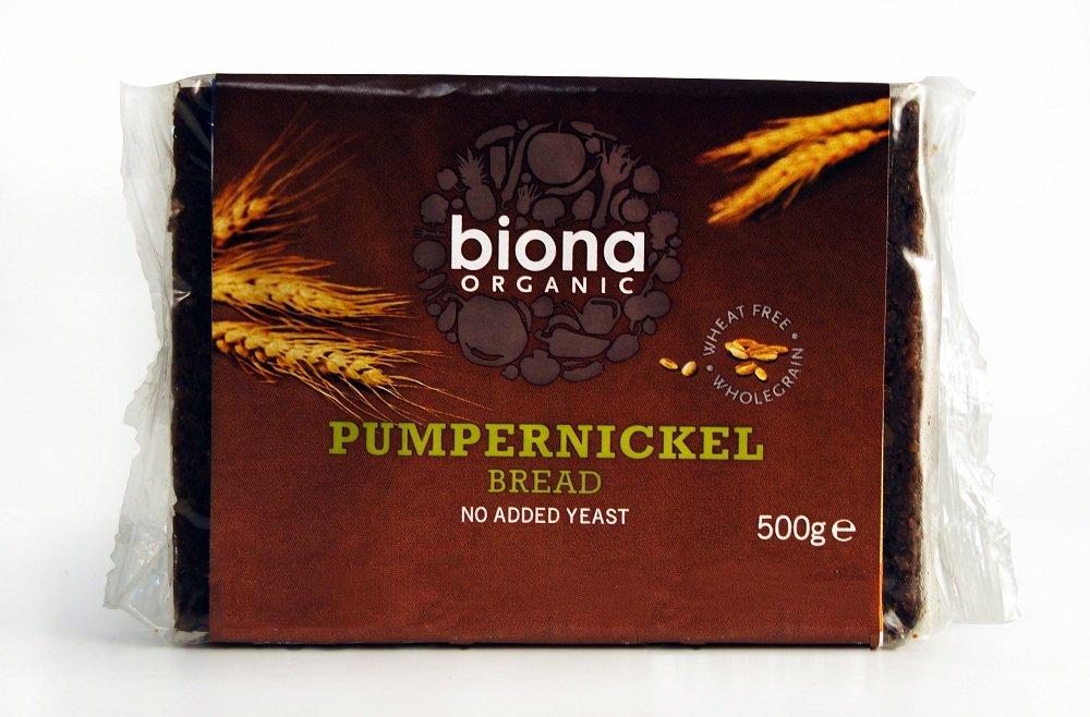 BionaOrganic Pumpernickel Bread, 500g