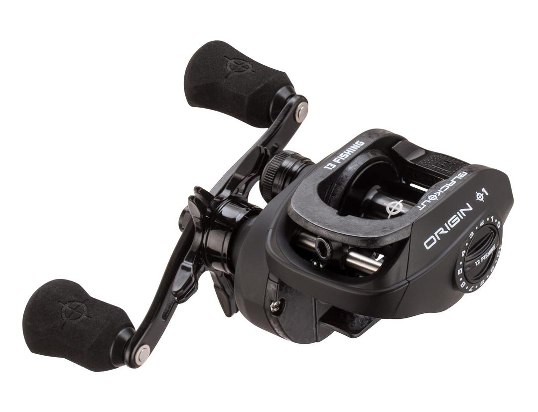 13 FISHINGOrigin O1 Blackout - Baitcast Reels - 7.3:1 Gear Ratio