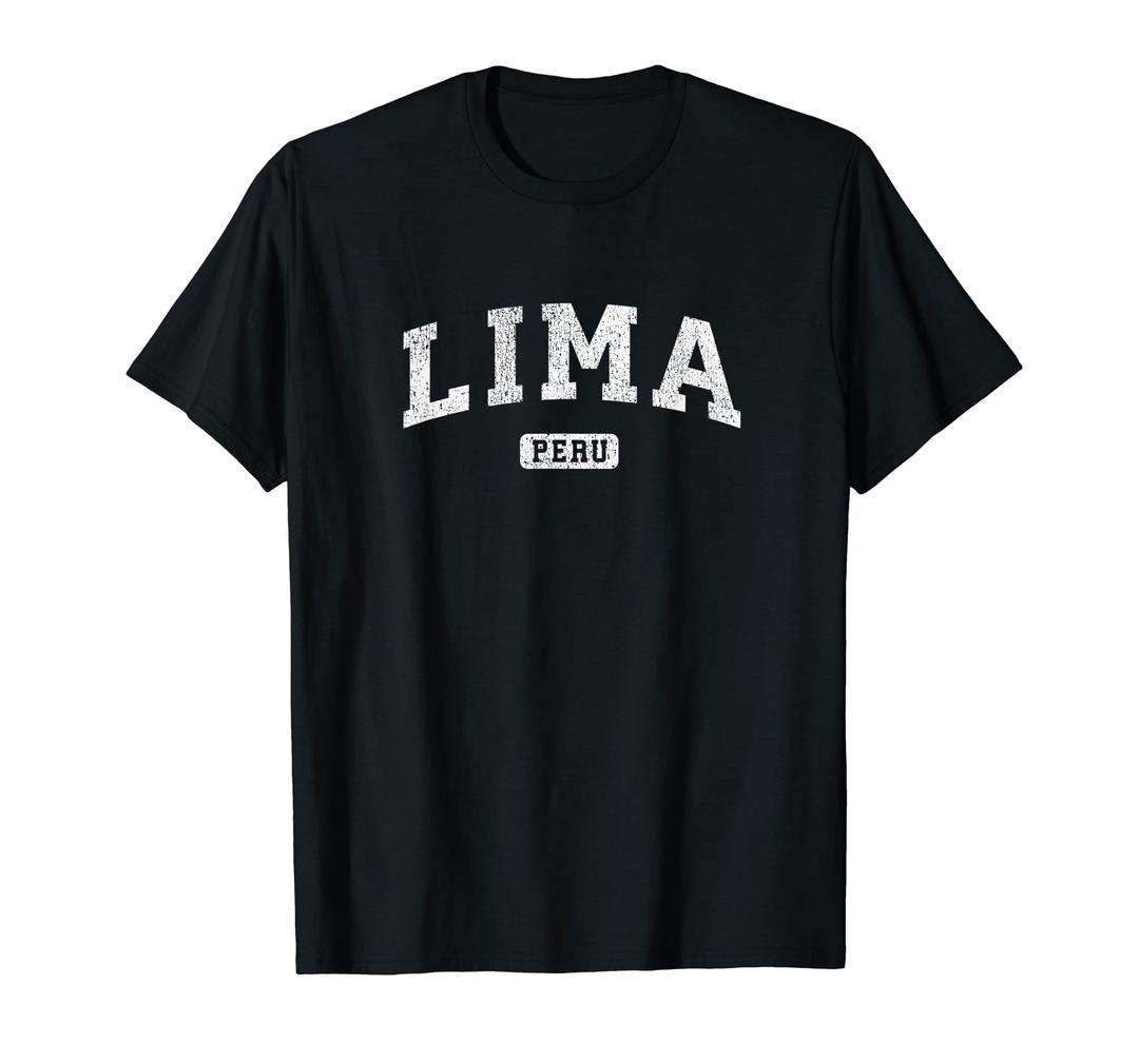 Lima Peru T-Shirts & Retro TeesLima Peru Vintage Sports Design T-Shirt