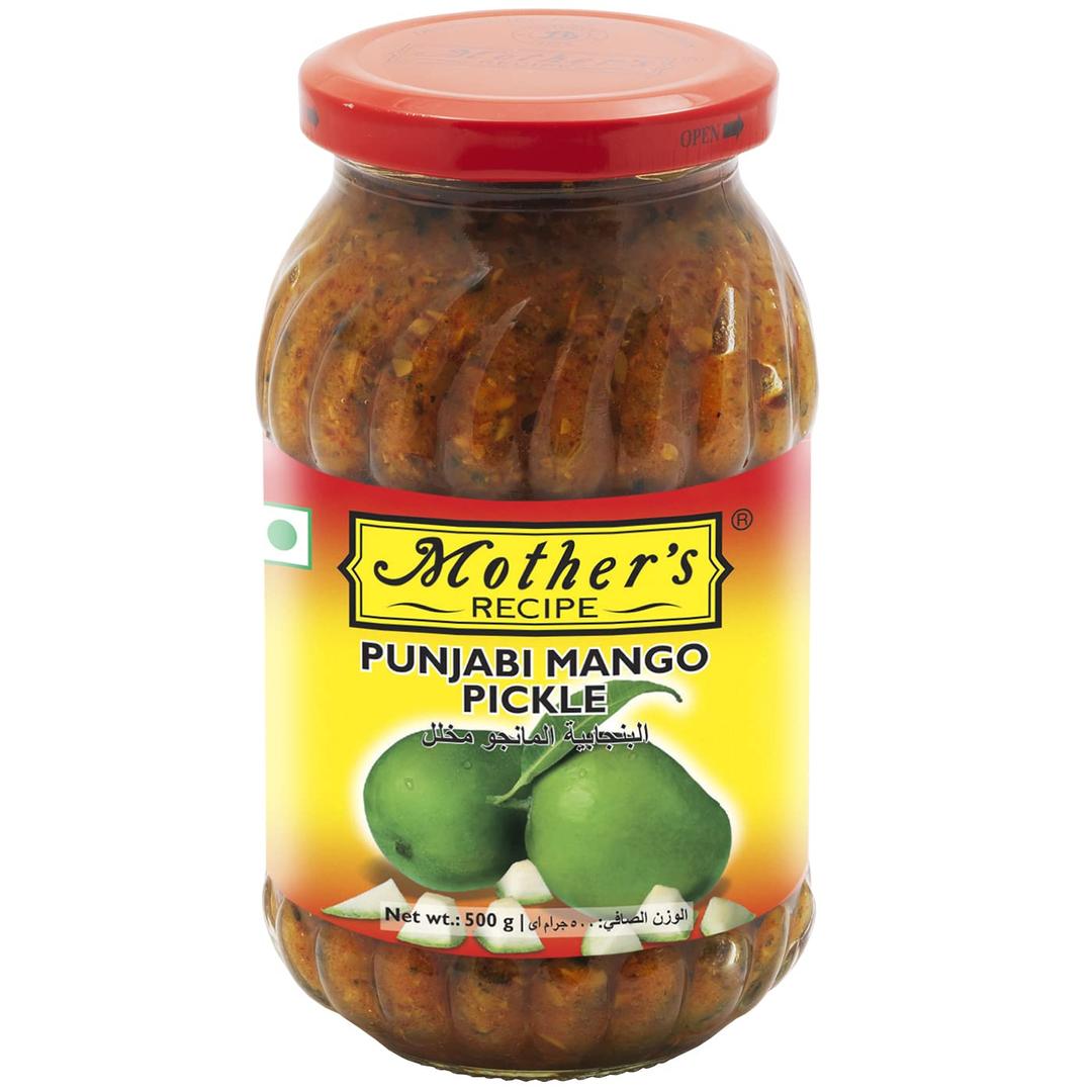 Mother's Recipe Punjabi Mango Pickle 500 Grams, 17.64 Oz