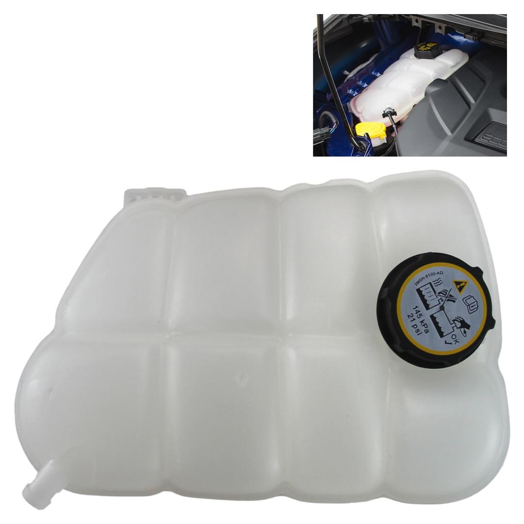 603-278 Engine Coolant Reservoir Tank with Cap Compatible with 2013 - 2016 Ford Escape, 2013 - 2018 Ford Focus, 2014 - 2020 Ford Transit Connect | Overflow Reservoir Replaces# CV6Z8A080C