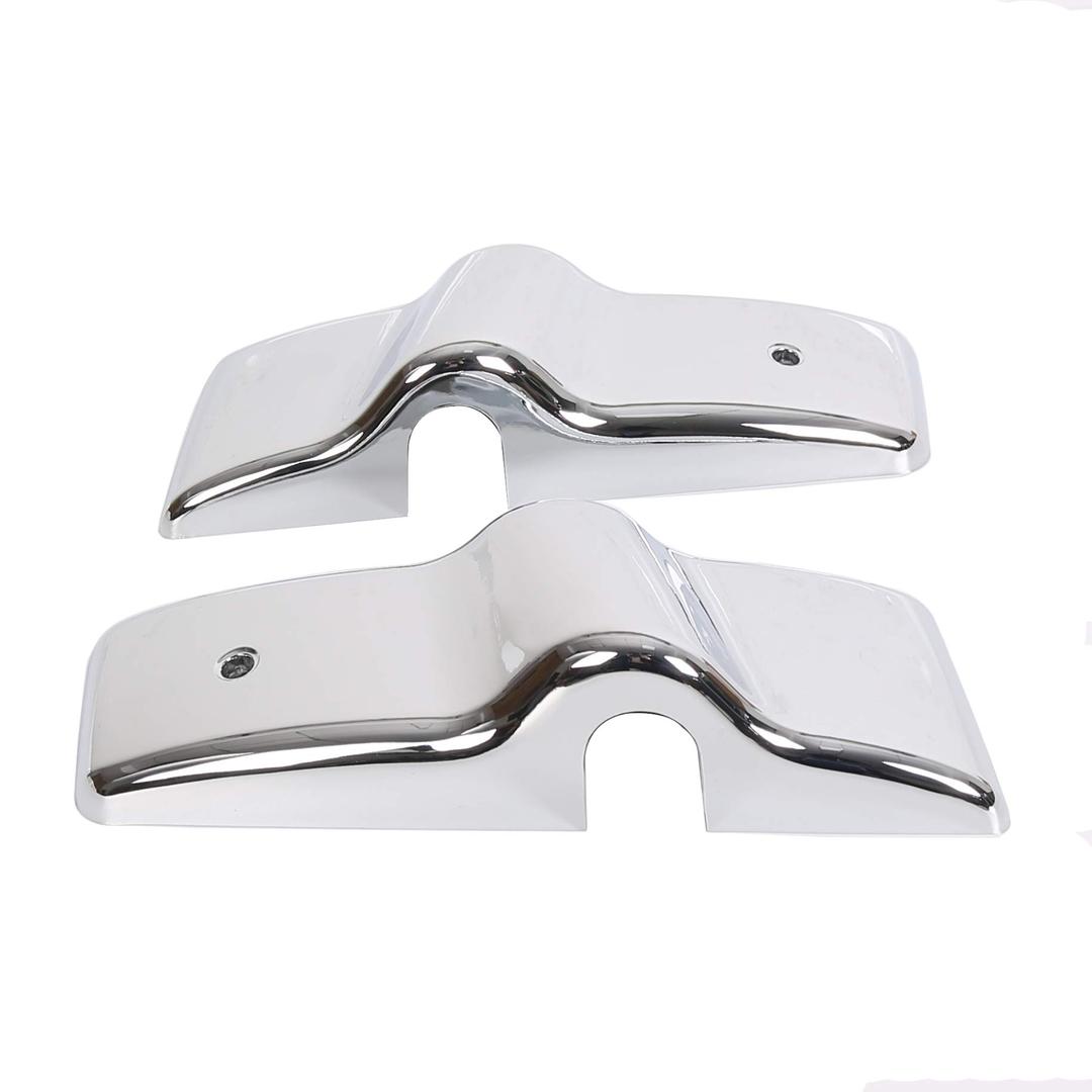 Chrome Pair Left&Right(RH&LH) Side Door Mirror Cover Bracket Pair for Freightliner Columbia Century