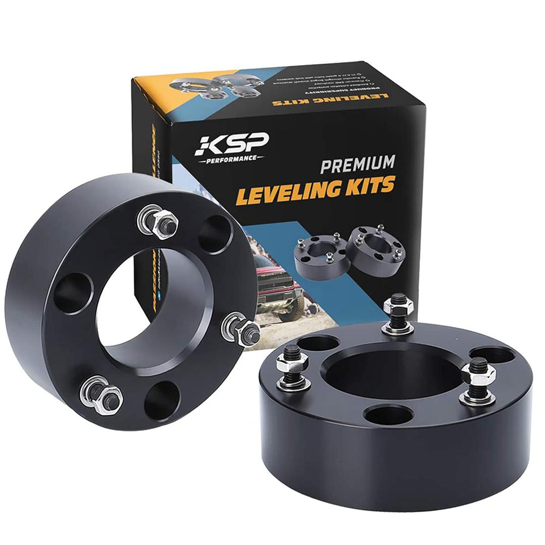 KSP 3" Front Leveling Kits for Silverado 1500 2WD/4WD 2007-2024, Sierra 2WD/4WD 2007-2024, 3 Inch Suspension Strut Spacers Lift Kits for Pickup with 6 Lug