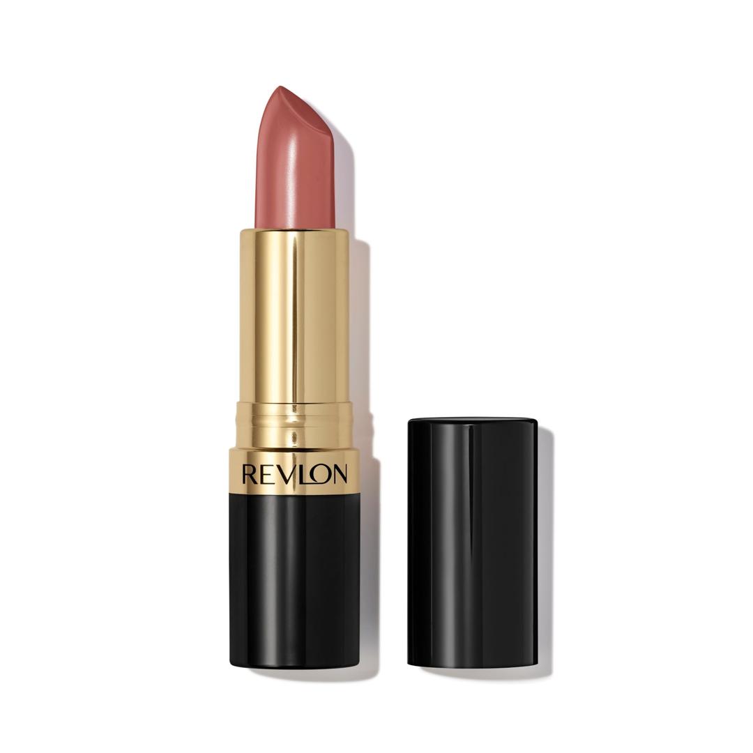 Revlon Super Lustrous Lipstick, Lip Makeup Gift, Stocking Stuffers for Women, Creamy, Moisturized Feel in Nudes & Browns, Bare It All (755), 0.15 oz