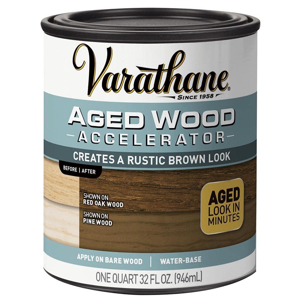 Varathane331305 Aged Wood Accelerator, Quart, Brown