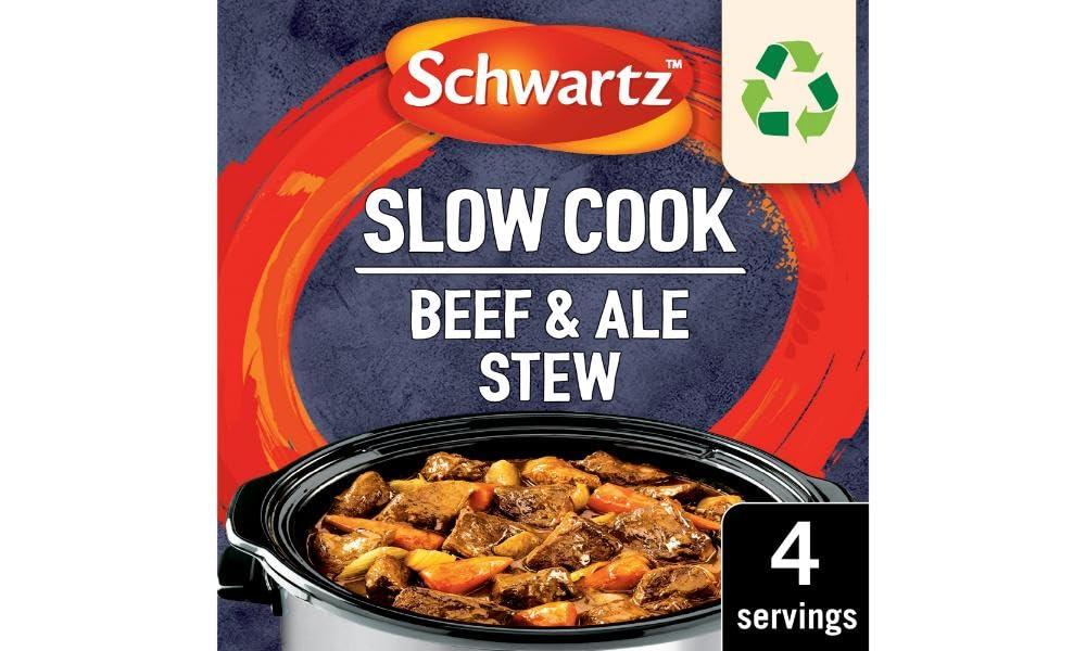 Schwartz Slow Cookers Beef and Ale Stew Recipe Mix 38g