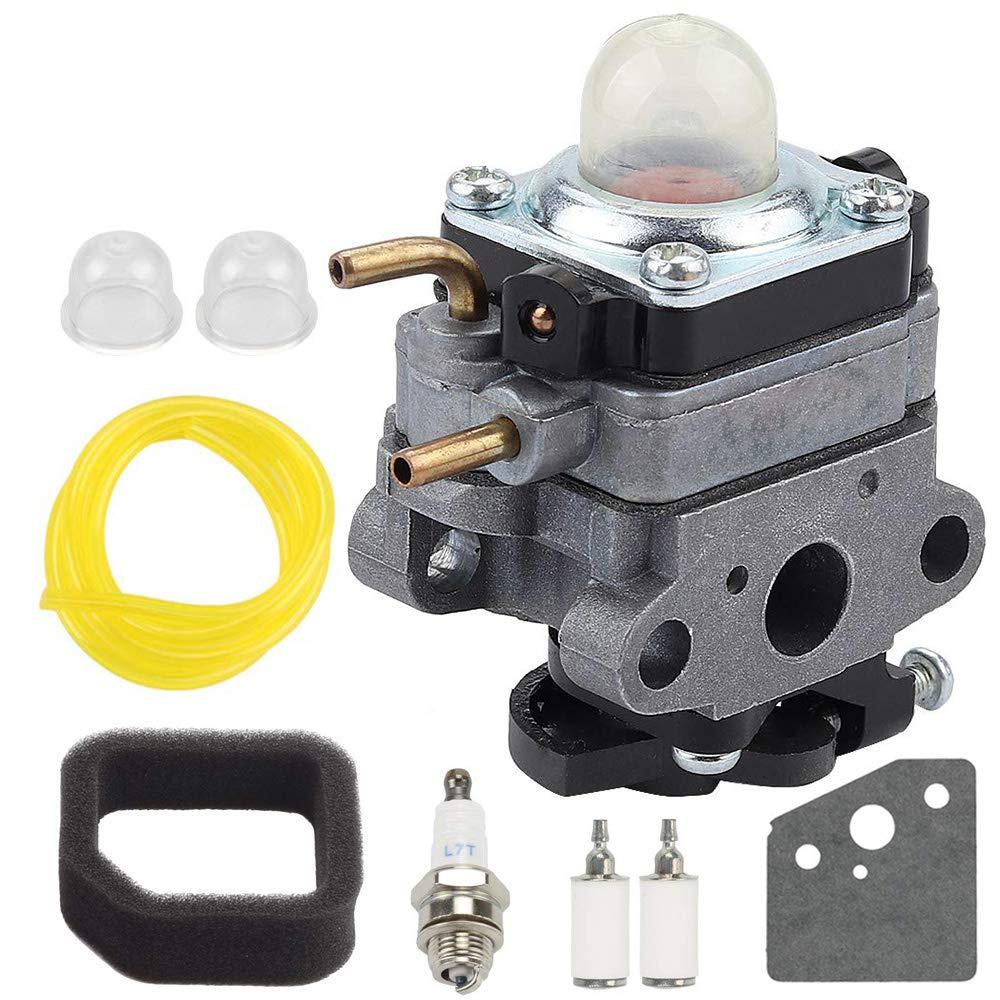 753-06258A Carburetor for MTD 75306258A Ryobi RY252CS RY253SS RY251PH RY254BC 2 Cycle 25ccTrimmer Craftsman Cultivator 316299372 316773800,by LIYYOO